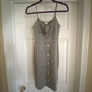 Striped Body Suit Dress